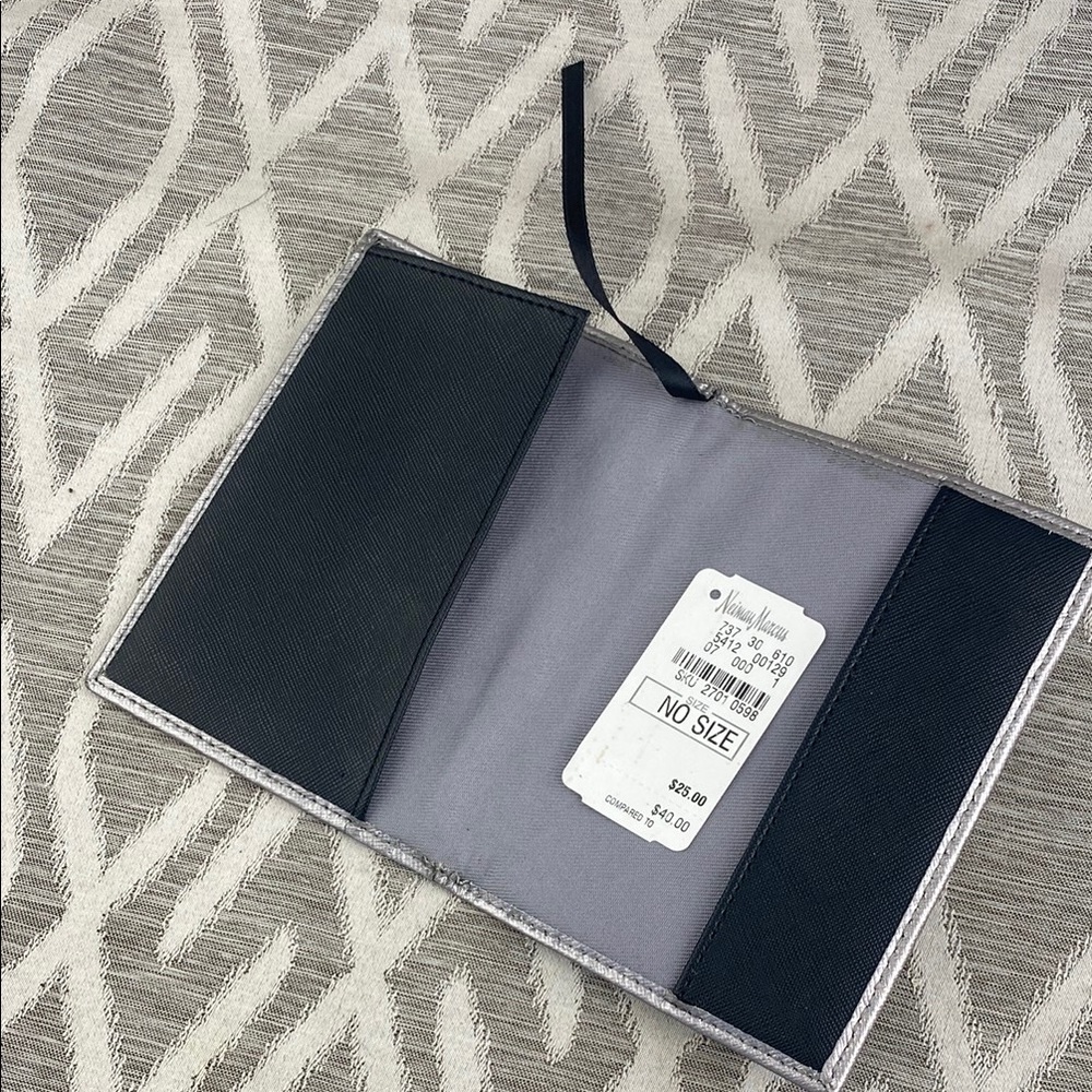 Neiman Marcus Silver Passport Holder - Picture 3 of 5